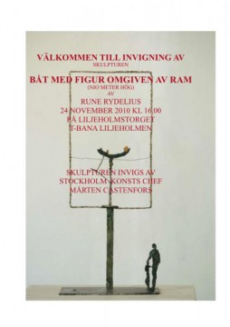 B&Aring;TMED FIGUR OMGIVEN AV RAM