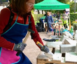 Skapa i sten - OpenArt Örebro och Skulptörförbundet 
