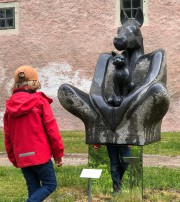 Skulptur på Löfstad Slott - Sommaren 2019